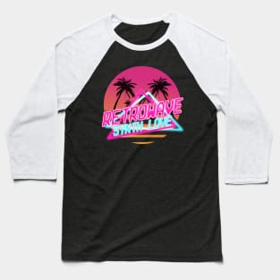 Vaporwave Aesthetic Style 80s Synthwave Retro Baseball T-Shirt